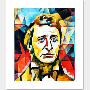 Henry David Thoreau Abstract Portrait | Henry David Thoreau Abstract 15 Posters and Art